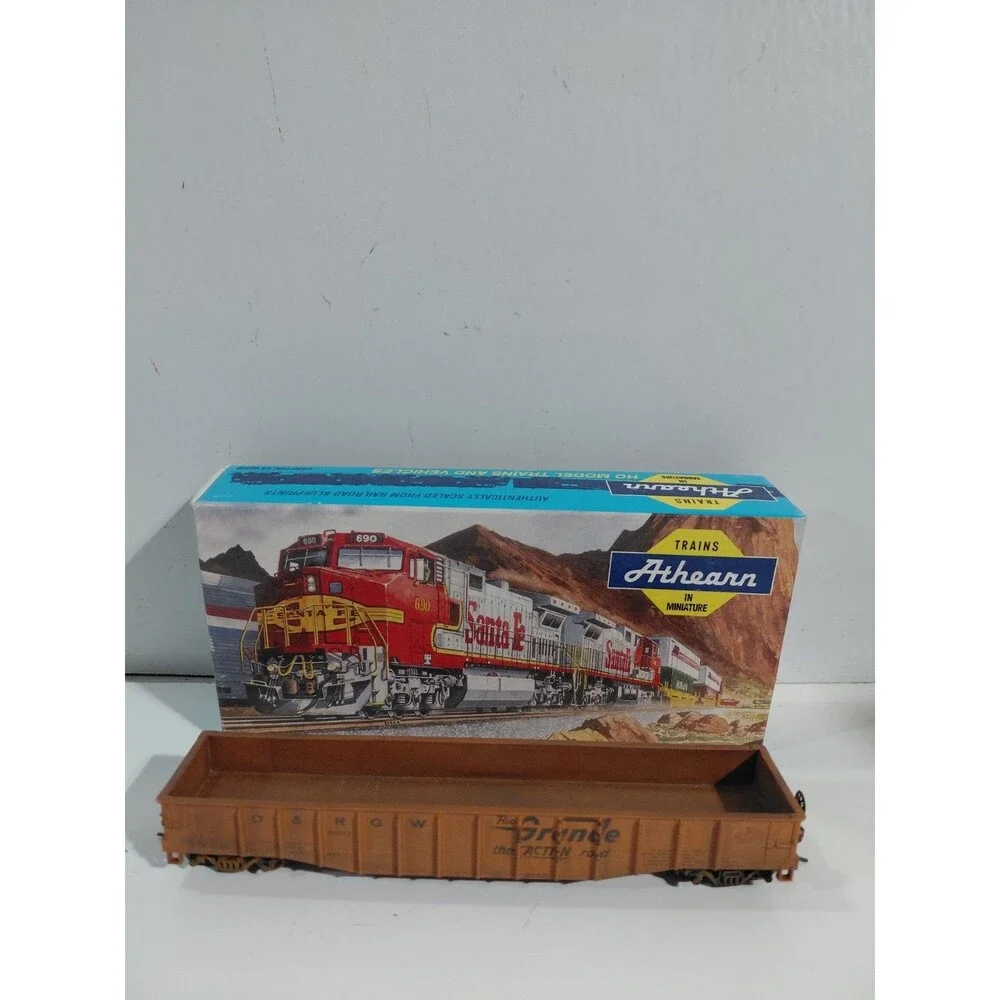 Athearn 1649 HO Gauge Model Railroad Rio Grande Weathered Gondola Car w/Box
